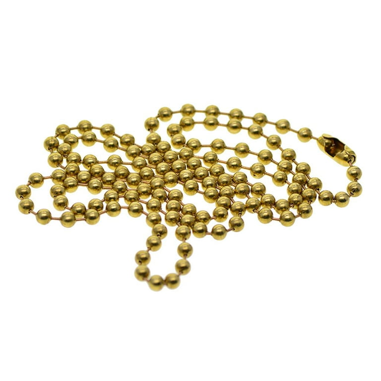 1 Yellow Brass Ball Chain Connectors