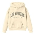 thumbnail image 4 of Byoo Toddler Girl's Hoodie Los Angeles Printed Hooded Sweatshirt Comfortable Pullover Top, 4 of 4