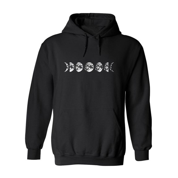 Moon Phases Design Hoodie Men -Image by Shutterstock, Male XX-Large