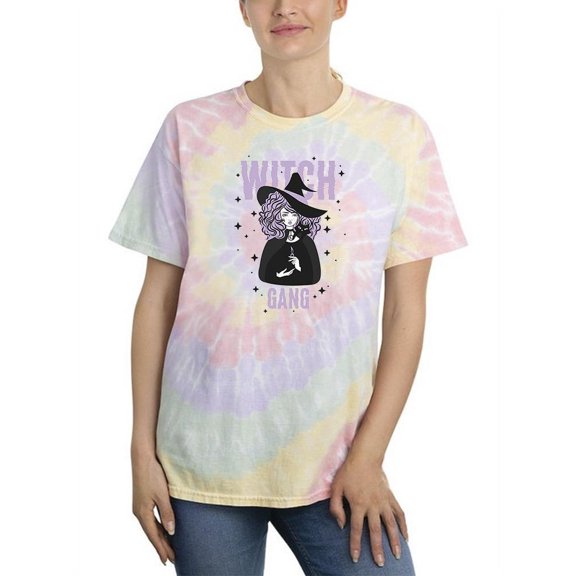 Witch Gang Tie Dye Spiral Women -Image by Shutterstock, Female Medium