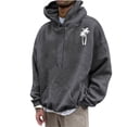 thumbnail image 2 of Sudadera con capucha para hombre, sudadera con capucha con letras estampadas, jersey de manga larga, sudadera con capucha para hombre, abrigo de poliéster, 2 of 3