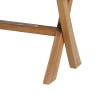 thumbnail image 2 of Noble House Mallett Outdoor Acacia Wood Bench with Rope Seating Black and Teak, 2 of 6