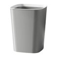 thumbnail image 1 of GROWTH TANK Trash Can Large Capacity Dustbin Storage Bucket for Office Bedroom Household Gray 12 L, 1 of 9