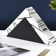 thumbnail image 2 of Triangular Paper Towel Rack Napkin Holder Tissue Storage Stand Stainless Steel Metal, 2 of 6