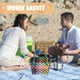thumbnail image 5 of GOOHOCHY Cesta de compras tejida, cesta de frutas para picnic, bolsa de mano tejida colorida, cesta de ducha, 5 of 7