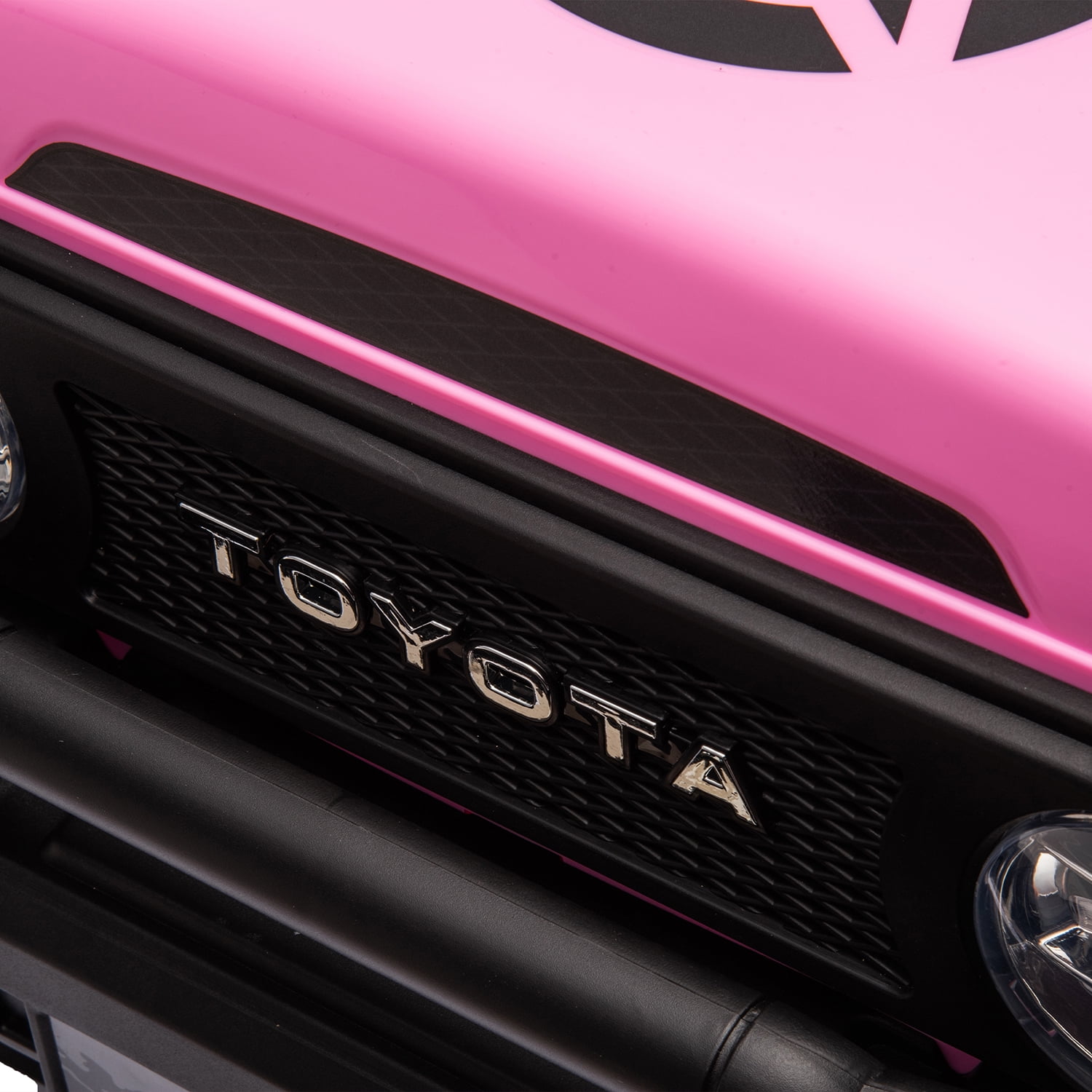 CIPACHO Licensed TOYOTA FJ Cruiser 12 V Powered Ride On Car 2.4G with Parents Remote Control, Electric Car for Kids, Pink CIPACHO Licensed TOYOTA FJ Cruiser 12 V Powered Ride On Car 2.4G with Parents Remote Control, Electric Car for Kids, Pink