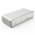 thumbnail image 1 of Wireless Charger Time Alarm Clock LED Digital Thermometer Earphone Phone Chargers Fast Charging Dock, 1 of 5