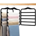thumbnail image 1 of Organizador de armario JUUBAOOPN de terciopelo para pantalones, paquete de 3, 1 of 1