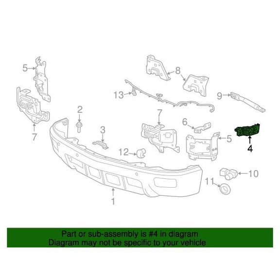 GM 23201882 Guide Asm-Frt Bpr Fascia