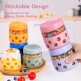 thumbnail image 4 of Mrsdry 10 oz Glass Mason Jars with Silicone Sleeves, Airtight BPA-Free Overnight Oats Containers with Lids, Dishwasher Safe Leak-Proof Meal Prep Jars for Chia Pudding, Yogurt, Snacks, 4 of 12