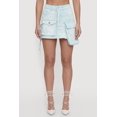 thumbnail image 3 of Women's Denim Mini Utility Skirt, 3 of 4