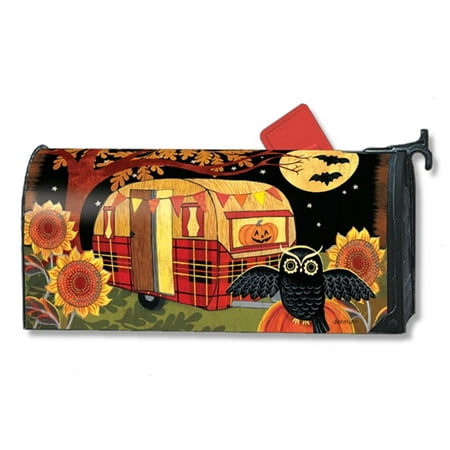 halloween camper magnetic mailbox