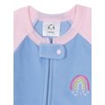 thumbnail image 5 of Gerber Baby & Toddler Neutral Microfleece Blanket Sleeper Pajamas, 4-Pack, 0/3 Months-5T, 5 of 13
