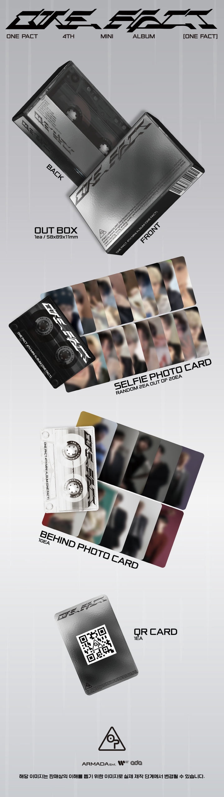 ONE PACT - [ONE FACT] 4th Mini Album PLATFORM Version