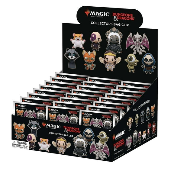 3D Figural Bag Clip Dungeons & Dragons Series 1 Mystery Box (24 Packs)