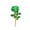Green-GN-home supplies, variant on LEFTHIGH Home Rose Ornament for February 14 Festive Romantic Wedding Gift for Girlfriend or Good Friend Birthday Present Glass Crystal with Rhinestones 24cm Mens Gifts