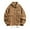 Brown-A, variant on IYTR Men's Corduroy Trucker Jacket Loose Solid Lapel Long Sleeve Buttons Jacket Coat with Pockets Black L