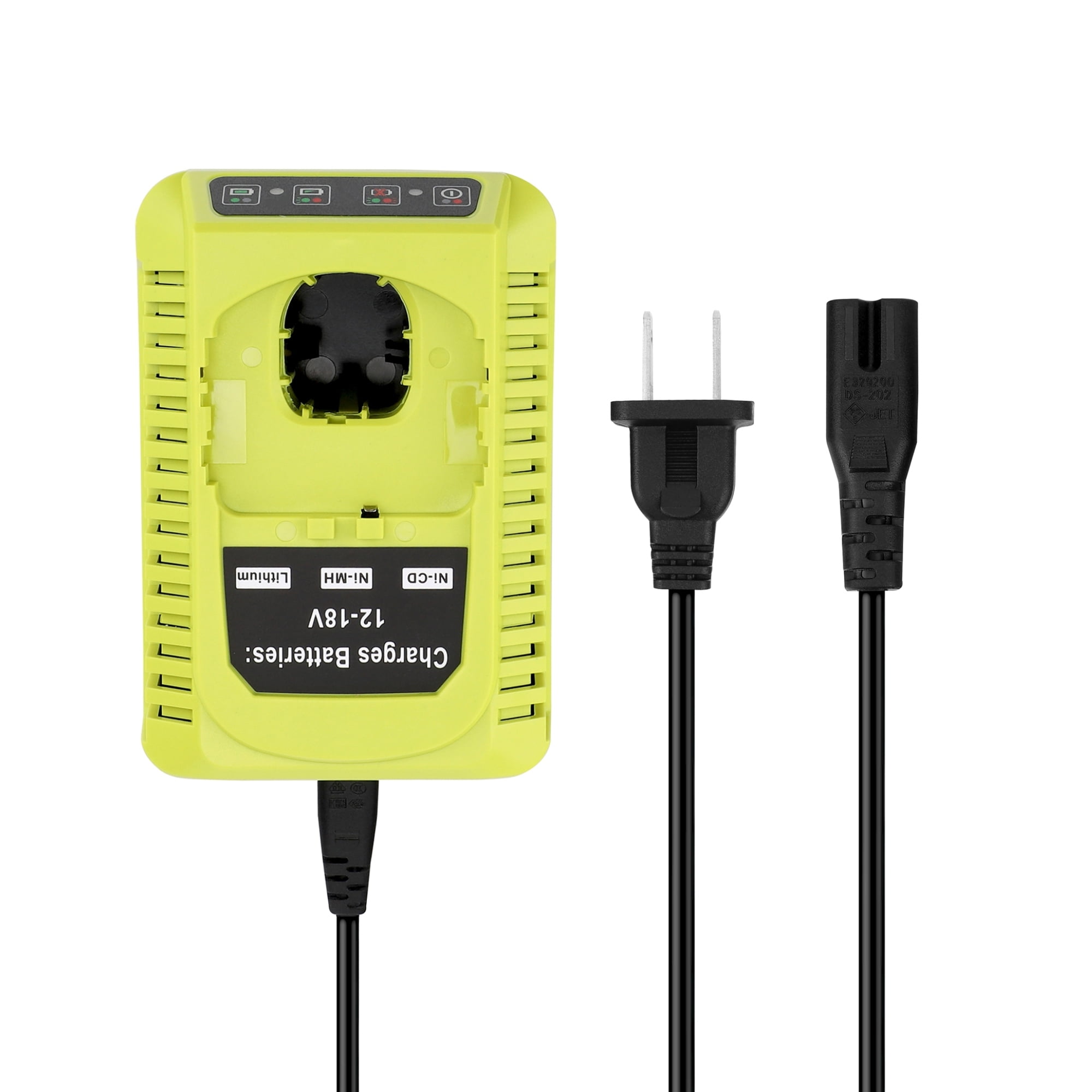 PGENDAR Ryobi 12V-18V Charger for Ryobi One+ Lithium Ni-Cad Ni-Mh Battery P102 P108 P189 P197 P103 P105 P107 P190 P191 PBP002 PBP005