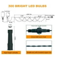 thumbnail image 6 of 380LED Coloring Change Christmas Lights Outdoor Decor for Yard Garden 40ft String Lights Waterproof for Xmas, 6 of 7