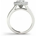 thumbnail image 3 of 1-1/2 Carat T.W. Diamond Split Shank Single Halo Engagement Ring in 14kt White Gold, 3 of 5
