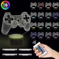 thumbnail image 2 of 3d Gamepad Lamp Game Console Night Light 3d Illusion Lamp For Kids, 16 Colors Changing With Remote, Gaming Room Gamer Gift, Kids Bedroom Decor, 2 of 5