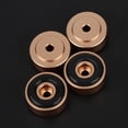 thumbnail image 2 of Pies de amplificador, 4 piezas, 20 x 8 mm, aleación de aluminio, soporte para altavoces, pies de amplificador de aluminio, innovación moderna, 2 of 11