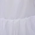 thumbnail image 4 of 3-layer Yarn 2-hoops Bride Wedding Dress Long Trailing Skirt Petticoat Elastic f, 4 of 9