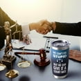 thumbnail image 5 of Lawyer Gifts for Men, We Can''t Fix Stupid But We Can Give It A Court Date Travel Tumbler, 20oz Stainless Steel Mug, Birthday Christmas Graduation Gifts for Lawyer Attorney Paralegal, Gradient, 5 of 7