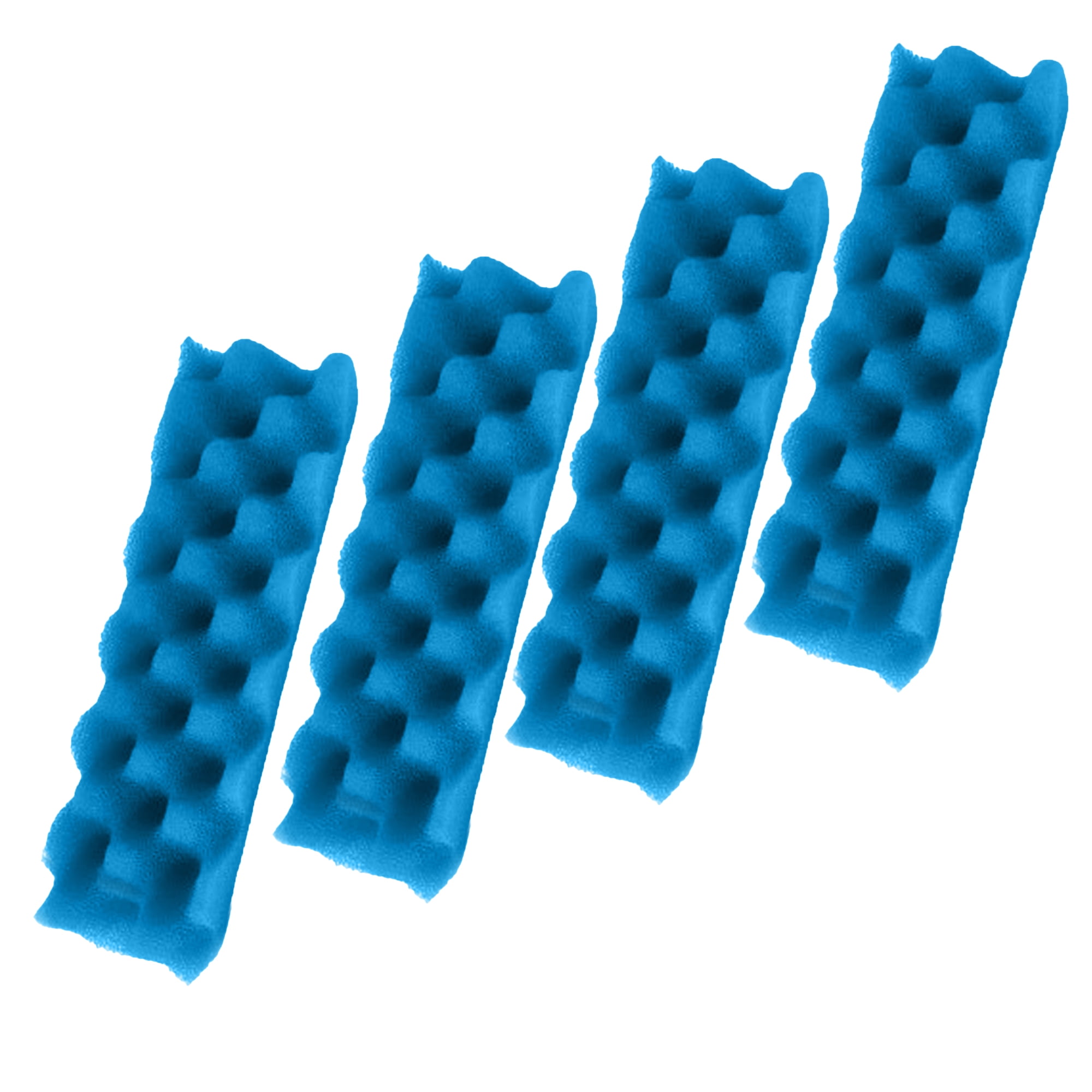 Genligt Replacement Aquarium Bio Sponge Foam Filter Pads Compatible with Fluval 206, 207, 306, 307, 10 Pack