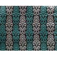 thumbnail image 4 of oneOone Georgette Viscose Fabric Paisley & Floral Ikat Print Fabric BTY 42 Inch Wide, 4 of 4