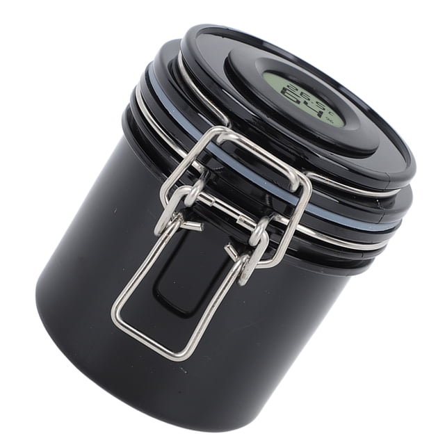 200ml Eyelash Glue Storage Tank, Temperature and Humidity Display, Large Capacity, Extended Lifespan, Stainless Steel Lock, Nail Glue and Eyelash Shop Essential
