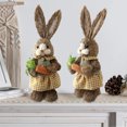 thumbnail image 2 of Famyfamy Wooden Easter Bunny Toy Animals Party Decorations Home Furnishing Decoration Accessories Simulation Rabbit Ornaments, 2 of 16