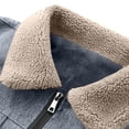 thumbnail image 5 of Maoxin Mens Jackets Men's Stitching Drawstring Hooded Slim Fashion Jacket Coat Outwear Blue 2XL, 5 of 6