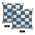thumbnail image 4 of Multi-Size Linen Sofa Pillow Cover Invisible Zipper Open And Close Strong Use For Sofa Chair Garden Sofa Car Lightsteelblue Retro Houndstooth_4 20"X20", 4 of 8