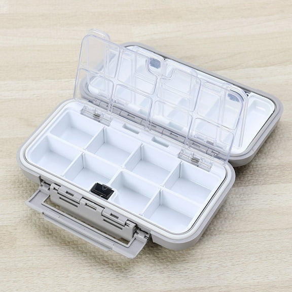 GOOHOCHY 1Pcs Rectangular Fishing Hook Box for Men and Women 6.3x3.5x1.8in