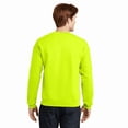 thumbnail image 4 of Gildan High Visibility Safety Sweatshirt for Men, Heavy Blend Fleece 50/50 Cotton/Poly Sweater, Safety Green, S, 4 of 6