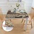 thumbnail image 2 of Acheng Horse Rider Bird Square Tablecloth Washable for Home Kitchen Outdoor Decoration 100% Polyester Fiber 36*36, 2 of 8