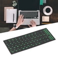 thumbnail image 5 of Gupbes Cyrillic Keyboard Sticker,Russian Keyboard Sticker Waterproof Dustproof Green Russian Keyboard Replacement Sticker for Desktop PC Laptop 1.3x1.1cm,Russian Keyboard Replacement Sticker, 5 of 8