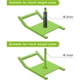 thumbnail image 5 of Weight Sled, Workout Sled, Fitness Strength Training Sled, Speed Training Sled for Athletic Exercise, Speed Improvement, Easily Through Obstacles, Suitable for 1" & 2" Weight Plate, 5 of 8