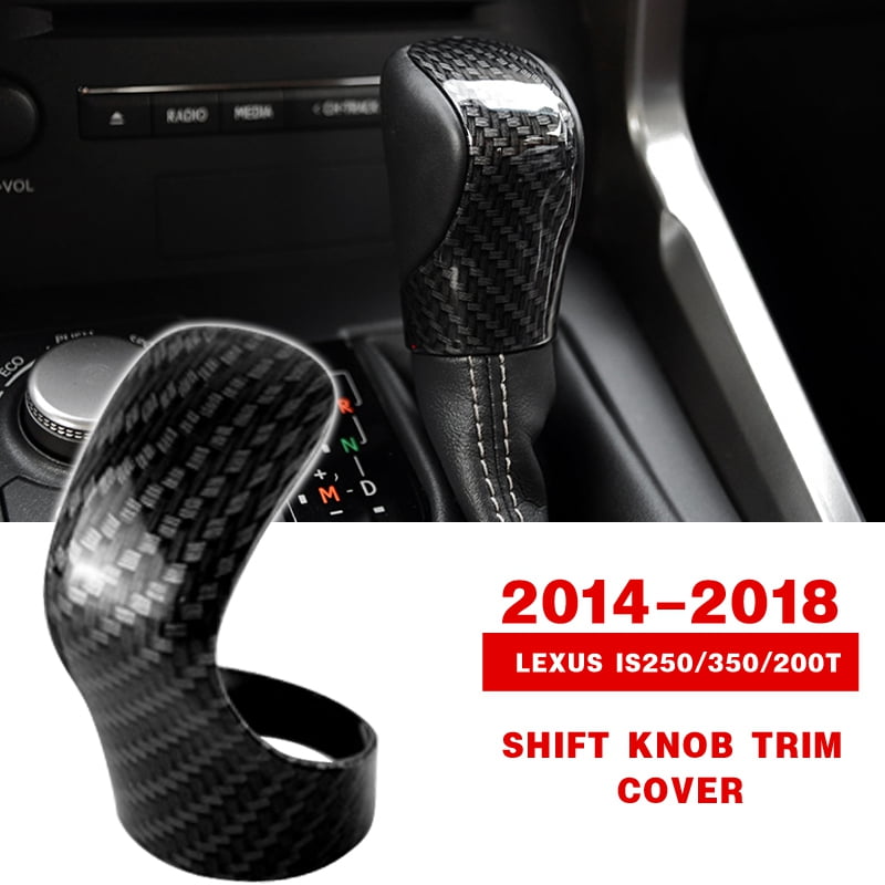 Real Carbon Fiber Center Control Knob Cover Trim Fit For 2014-2018 LEXUS IS300