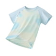 thumbnail image 4 of Toddler Rash Guard Boys' Quick Dry Short Sleeve Shirts Crew Neck Rash Guard Swim Tops Sun Protection Summer Tees, 4 of 8