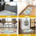 thumbnail image 6 of Boho Kitchen Rugs Anti Fatigue Kitchen Rugs and Mats Non Skid Washable Cushioned Kitchen Mats for Floor Bohemian Colorful Rugs for Sink Laundry Bathroom,Set of 2,17.3 X28+17.3 X 47 Inch, PVC, 6 of 6