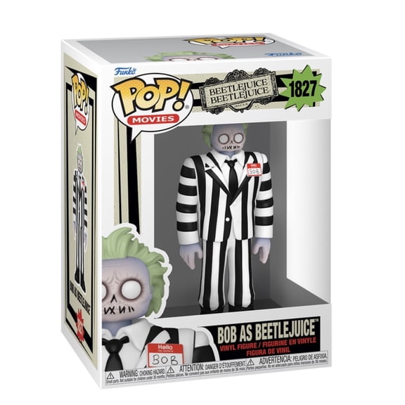 Funko Pop Bob as Beetlejuice 1827 Movies Vinyl Figure
