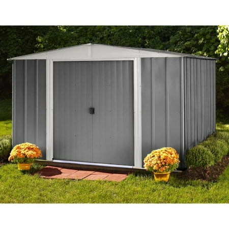 Arrow Euro Hamlet 9 x 10 ft. Storage Shed with Anchor Kit 