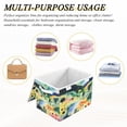 thumbnail image 6 of Yayeee Collapsible Cube Storage Bin with Lid Fabric Closet Decorative Basket with Handles, Art Field, 6 of 7