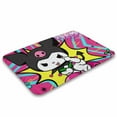 thumbnail image 2 of Kuromi And My Melody Bathroom Rugs, Extra Soft And Absorbent Bath Mat, Non-Slip, Machine Washable, Quick Dry Shaggy Bath Carpet for Bathroom Floor, Tub, Shower, 2 of 8