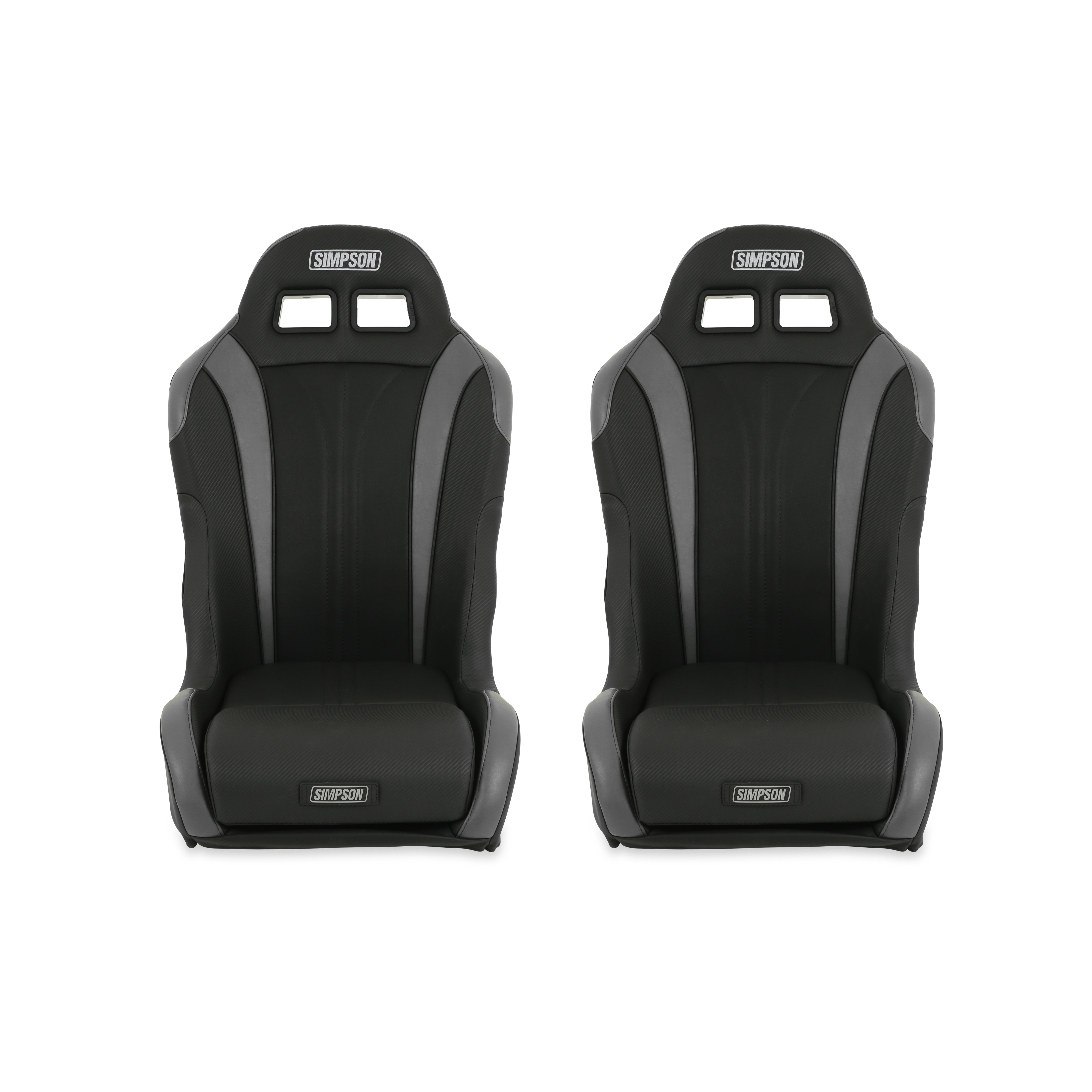Simpson S104-305-2 Simpson Racing Vortex II Off-Road Suspension Seats Black/Charcoal PAIR