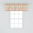 thumbnail image 2 of Ambesonne Watercolor Window Valance, Boho African, 54" X 18", Multicolor, 2 of 3