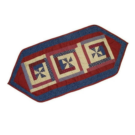 Patch Magic Midnight Log Cabin Table Runner