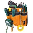 thumbnail image 2 of Bolsa de herramientas portátil, mantenimiento de hebil, cinturón de herramientas resistente y duradero, bolsa de cinturo Premium capacidad Gloria cinturón de carpintero, 2 of 8